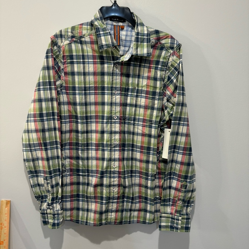 NWT Rock Revival Long‎ Sleeve Button Down Shirt large
